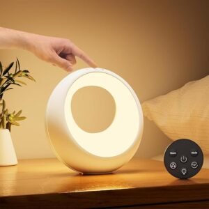 Wireless Rechargeable LED Table Lamp with Remote & RGB Color Changing
