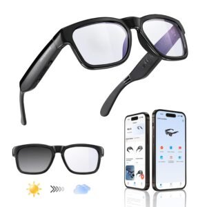 Bluetooth Smart Sunglasses with Open Ear Audio & Real-Time ChatGPT Translation
