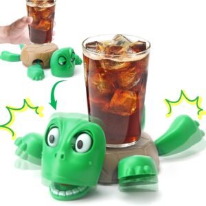 Interactive Turtle Coaster with Funny Eye & Limb Movement for Desk Decor